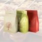5 pcs 18x30cm Flat Bottom Foil Pet Food Packaging Brown Paper Resealable Bags for Nuts